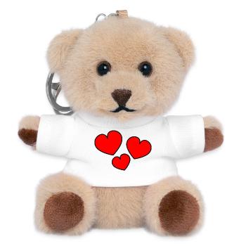 100. 100 YEARS. 100th ANNIVERSARY. BIRTHDAY 100 - Teddy Keyring - white - Front