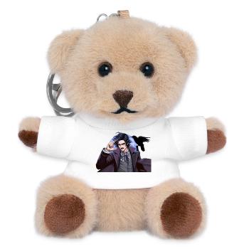 Night magician in the moonlight - Teddy Keyring - white - Front