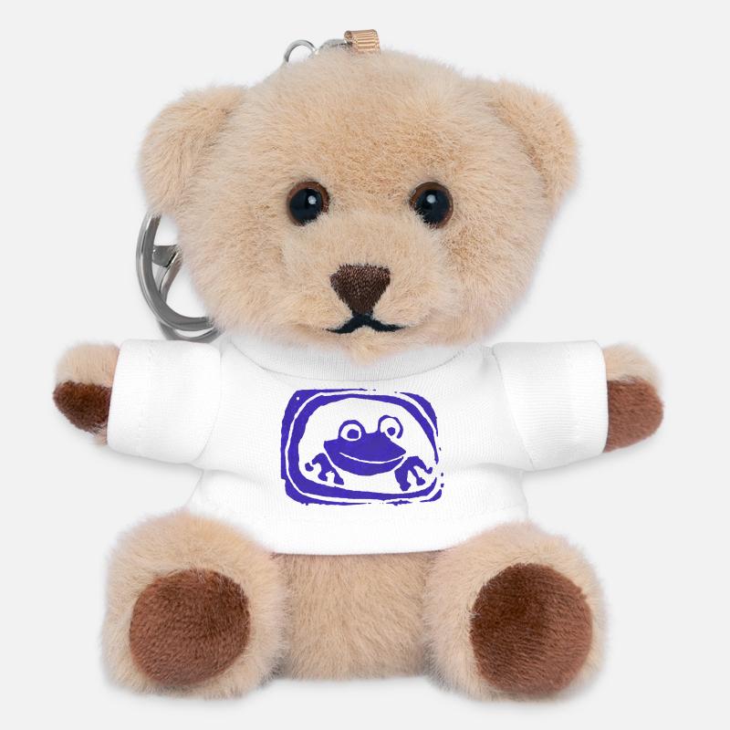 Froggyfun - Porte-clés ourson - blanc