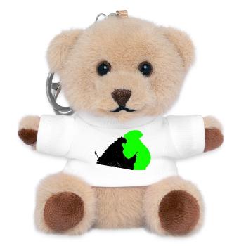 Design TOWARDS Kollektion - Teddy Schlüsselanhänger - Weiß - Vorne