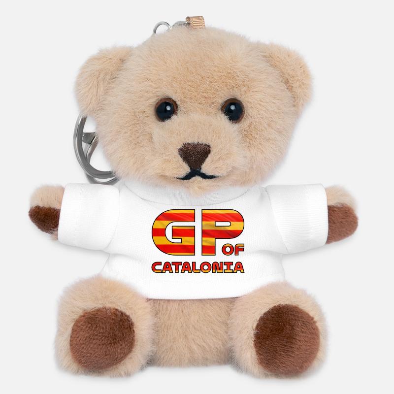 catalonia_gp - Porte-clés ourson - blanc