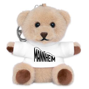 Mannheim - Porte-clés ourson - blanc - Devant