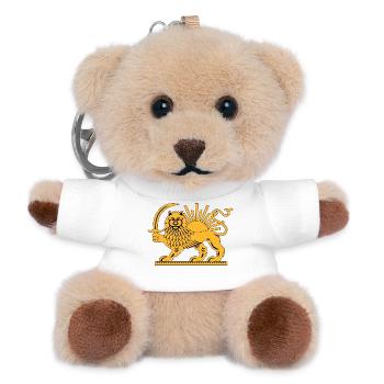 SolarLion Emblem - Teddy Keyring - white - Front