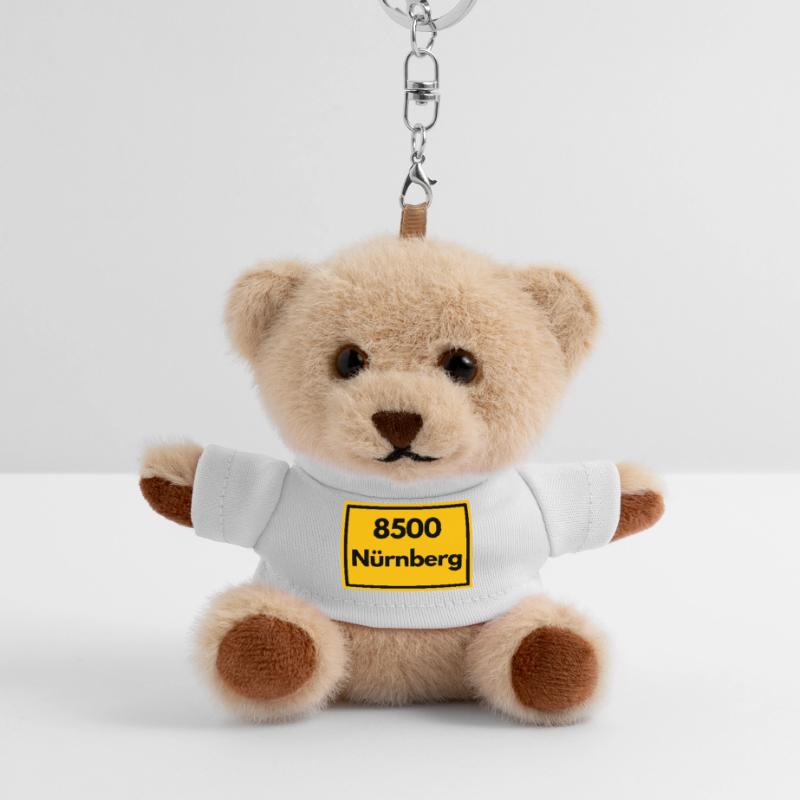 OLD POSTCODE POSTCODE RETRO 8500 NÜRNBERG FRANKEN Teddy Keyring