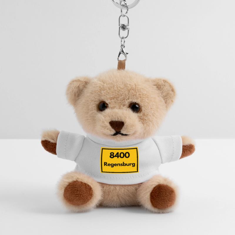 OLD POSTCODE ZIP CODE RETRO 8400 REGENSBURG Teddy Keyring
