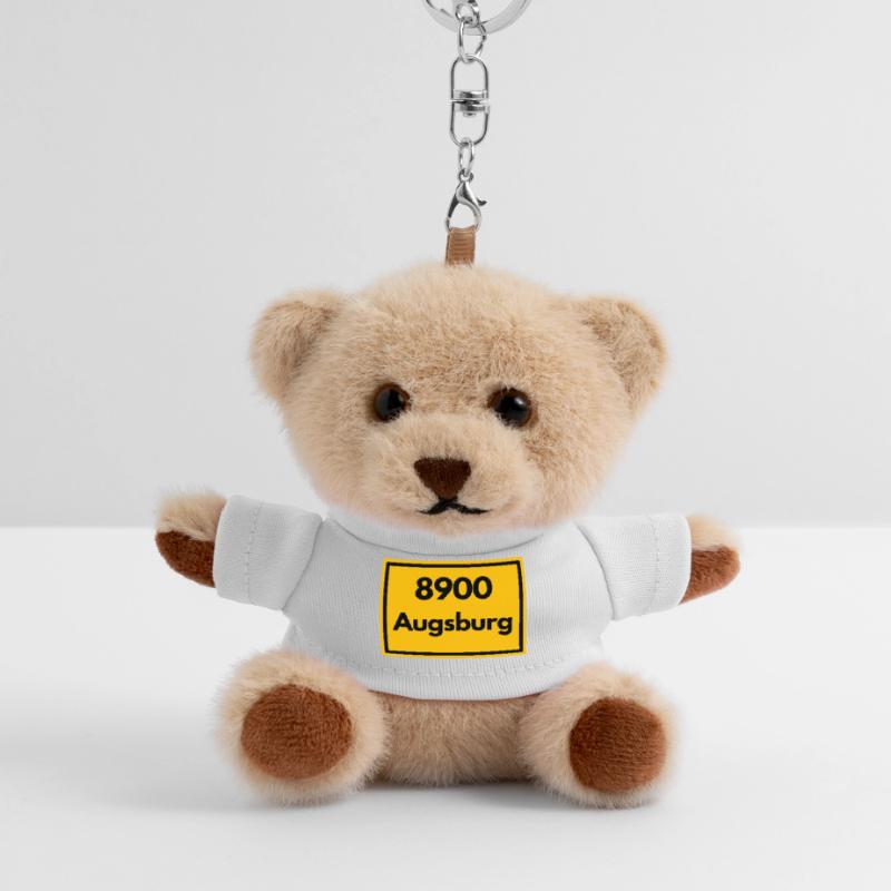 OLD POSTCODE POSTCODE RETRO 8900 AUGSBURG Teddy Keyring