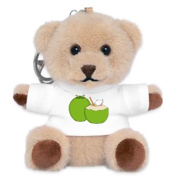 Emerald Coconut Splash - Teddy Schlüsselanhänger - Weiß - Vorne