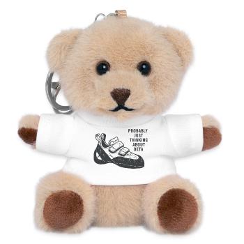 Beta Thought Sneaker Tee - Teddy Keyring - white - Front