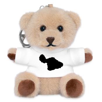 Maui-Karte - Teddy Schlüsselanhänger - Weiß - Vorne