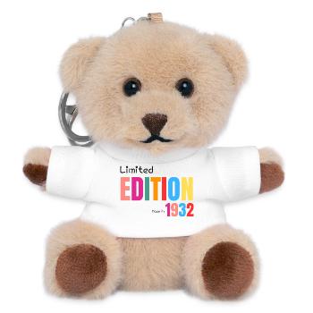 Limitierte Auflage Hergestellt 1932 - Teddy Schlüsselanhänger - Weiß - Vorne
