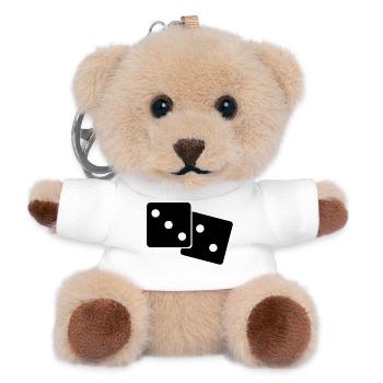 Sagt - Teddy Schlüsselanhänger - Weiß - Vorne
