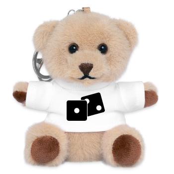 Sagt - Teddy Schlüsselanhänger - Weiß - Vorne