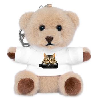 Kater Frühstück - Teddy Schlüsselanhänger - Weiß - Vorne