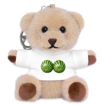 watermelons - Teddy Keyring - white - Front