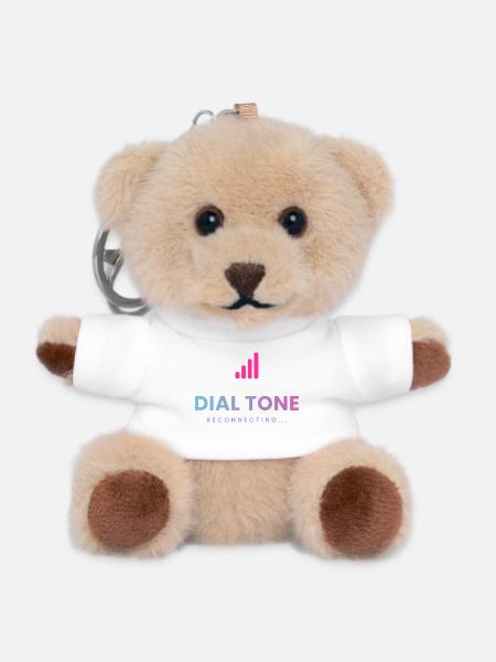 Dial Tone - Reconnecting - Teddy Schlüsselanhänger - Weiß