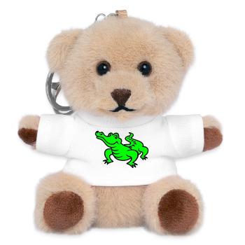Crocodile (a) - Teddy Schlüsselanhänger - Weiß - Vorne