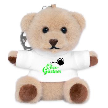 Obergärtner Giesskanne - Teddy Schlüsselanhänger - Weiß - Vorne