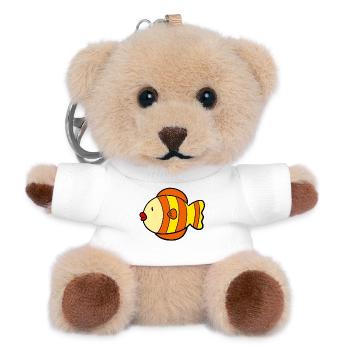 Sweet fish - Teddy Keyring - white - Front