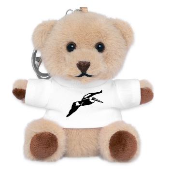 Pelican - Teddy Keyring - white - Front