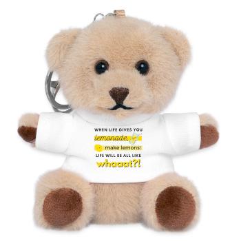 make lemons! - Teddy Keyring - white - Front