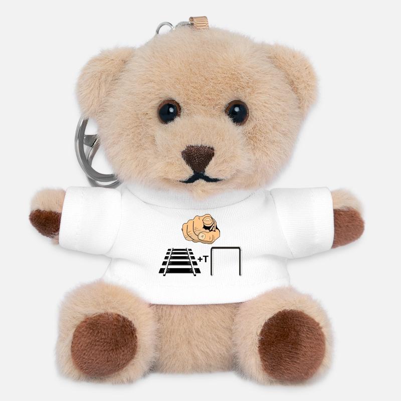 Thou Doest Not Spur - Teddy Keyring - white