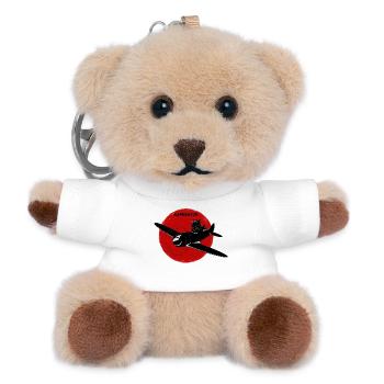 Kamikatze Sonne - Teddy Schlüsselanhänger - Weiß - Vorne