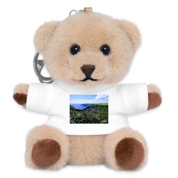 Cornwall - Teddy Keyring - white - Front