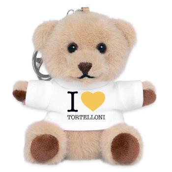 I LOVE TORTELLONI - Teddy Keyring - white - Front