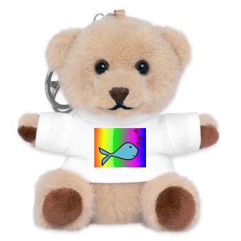 SARDINE. FISH. APRIL FOOL. EASTER. SEA - Teddy Keyring - white - Front