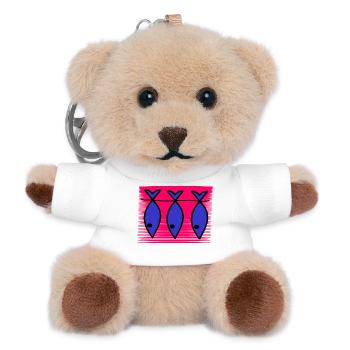 RETIREMENT. HAPPY RETIREMENT. HAPPY RETIREMENT - Teddy Keyring - white - Front