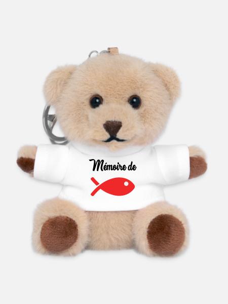 GOLDFISCH-GEDÄCHTNIS - Teddy Schlüsselanhänger - Weiß