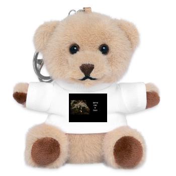 Streetwear Manche mögen's dunkel - Teddy Schlüsselanhänger - Weiß - Vorne