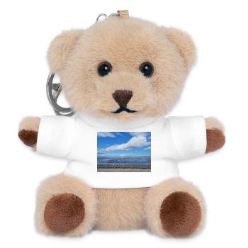 JensJensen - Teddy Schlüsselanhänger - Weiß - Vorne