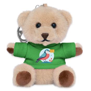 Brief für Sie - Teddy Schlüsselanhänger - Grün - Vorne