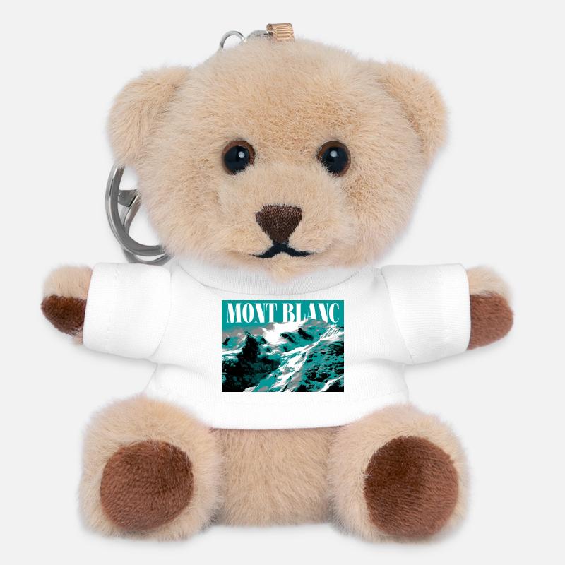 Mont Blanc - Teddy Schlüsselanhänger - Weiß