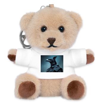 Mystischer Adler Porträt Design - Teddy Schlüsselanhänger - Weiß - Vorne