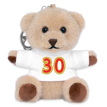 30. 30 YEARS. 30th ANNIVERSARY. 30 YEARS ANNIVERSARY. - Teddy Keyring - white - Front