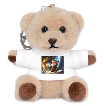 Crystal Gnome Cave Spark - Teddy Keyring - white - Front