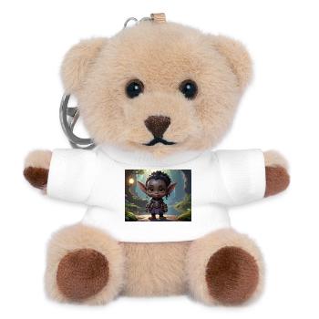 Forest Goblin in Duskwood - Teddy Keyring - white - Front