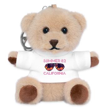 Summer 82 California - Retro Sunset Sunglasses - Teddy Keyring - white - Front