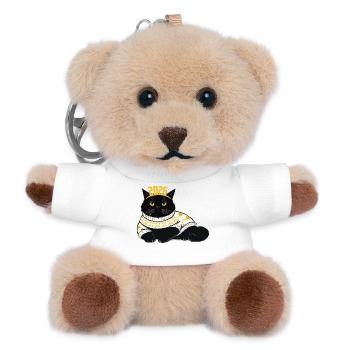 New Year 2026 Design - Teddy Keyring - white - Front