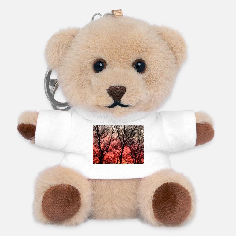 Abendrot_1 - Teddy Keyring - white