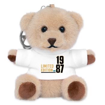 41. Geburtstag Jahrgang 1985 Limitiert - Teddy Schlüsselanhänger - Weiß - Vorne