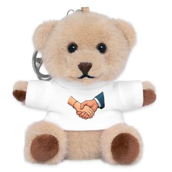 Hands Parr Cohesion - Teddy Keyring - white - Front