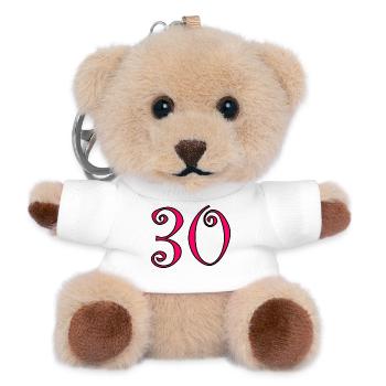 30. 30 YEARS. 30th ANNIVERSARY. 30 YEARS ANNIVERSARY. - Teddy Keyring - white - Front