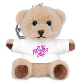 In my Feminist Era pink - Teddy Schlüsselanhänger - Weiß - Vorne