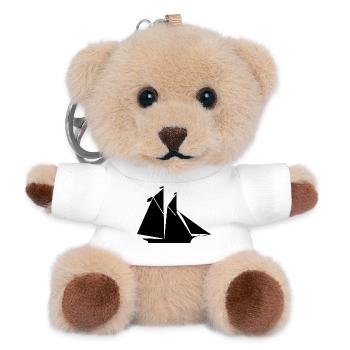 Sail - Teddy Keyring - white - Front