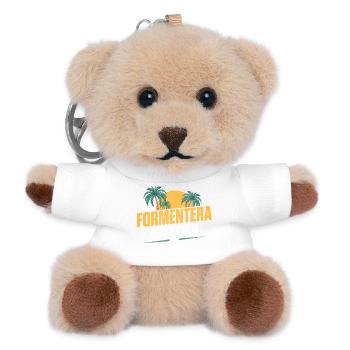 Formentera Party Crew - Teddy Schlüsselanhänger - Weiß - Vorne