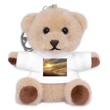 Sunlight over a sea of clouds - Teddy Keyring - white - Front