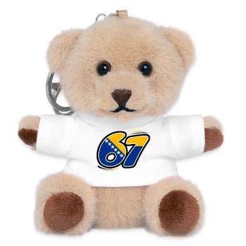 67 Bosnia Edition - Teddy Keyring - white - Front